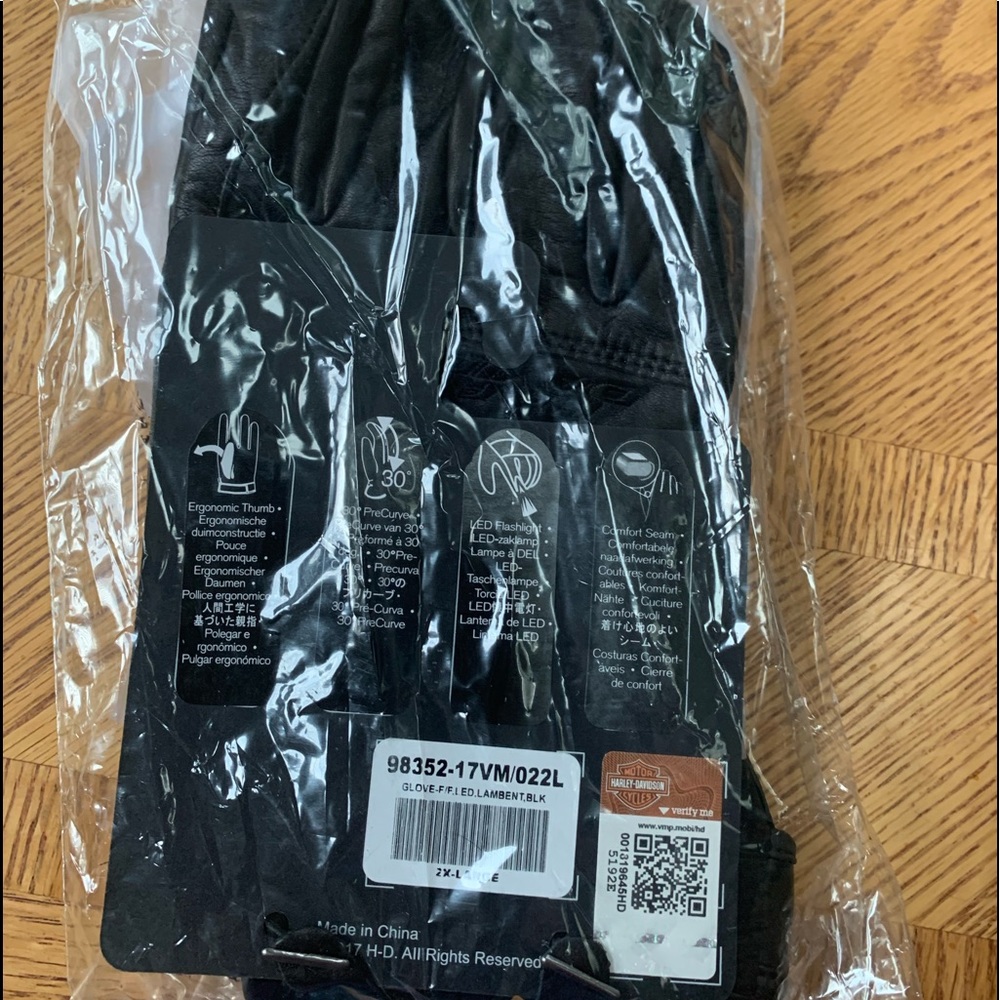 Harley-Davidson Lambent Full-Finger Leather Gloves